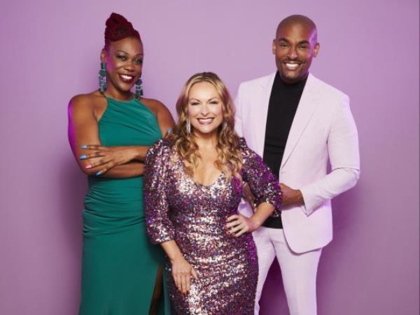 Pictured: (L-R) Married at First Sight UK experts Charlene Douglas, Mel Schilling and Paul C. Brunson.